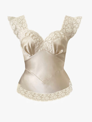 The BRIGITTE Silk Cami - Affogato