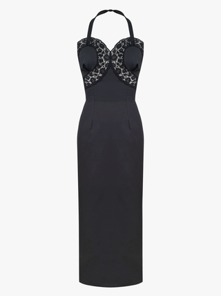 The Sylvie cotton dress - Black