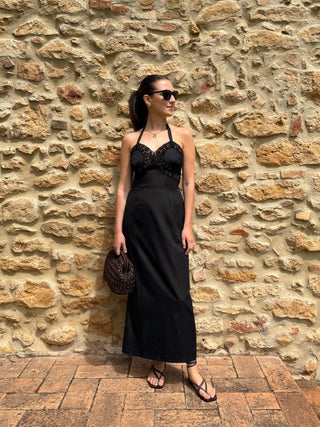 The Sylvie cotton dress - Black