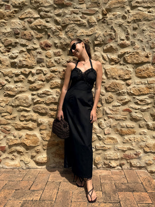 The Sylvie cotton dress - Black