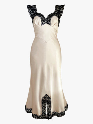 The Romy silk midi dress - Truffle